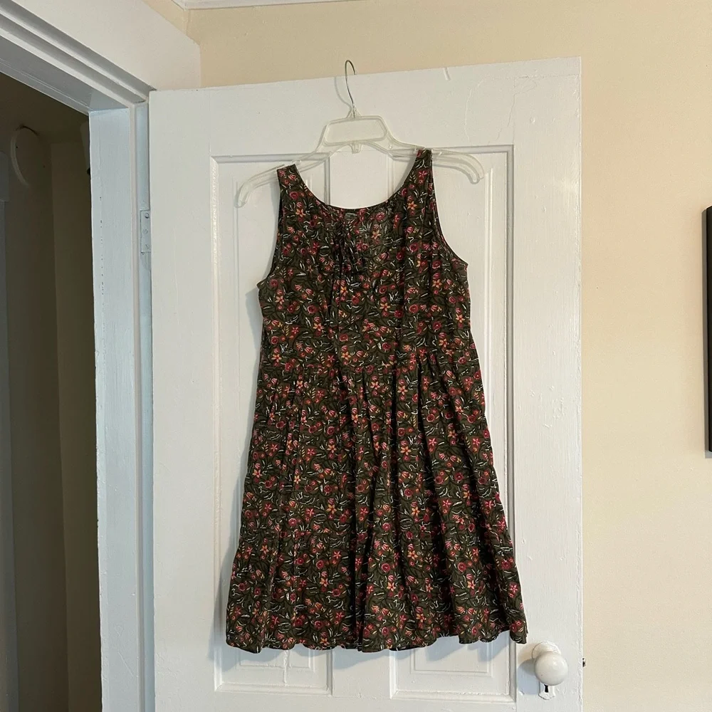 Sézane Fifi Dress, Size 38, Kaki - Picture 3 of 4